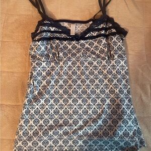 Dark Blue Patterned Cami